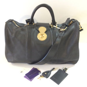 Ralph Lauren Purple Label Leather Duffel Bag